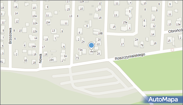 Wejherowo, Roszczynialskiego Edmunda, ks., 77, mapa Wejherowo