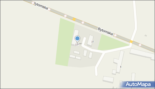 Wieszowa, Robotnicza, 11/i, mapa Wieszowa