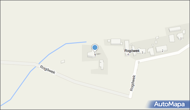 Wińsko, Rogówek, 5, mapa Wińsko