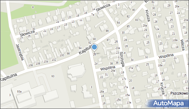 Włocławek, Robotnicza, 26, mapa Włocławka