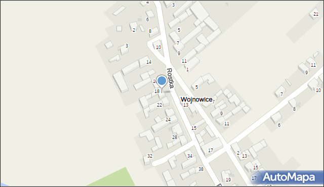 Wojnowice, Rostka, 20, mapa Wojnowice