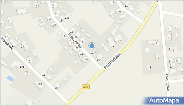 Wojnowice, Robotnicza, 19, mapa Wojnowice