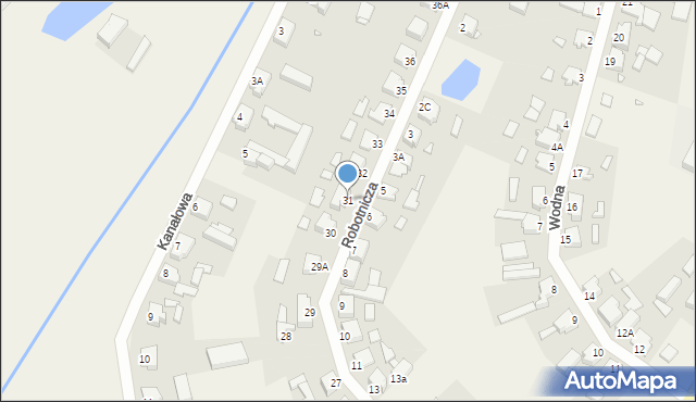 Wojnowice, Robotnicza, 31, mapa Wojnowice