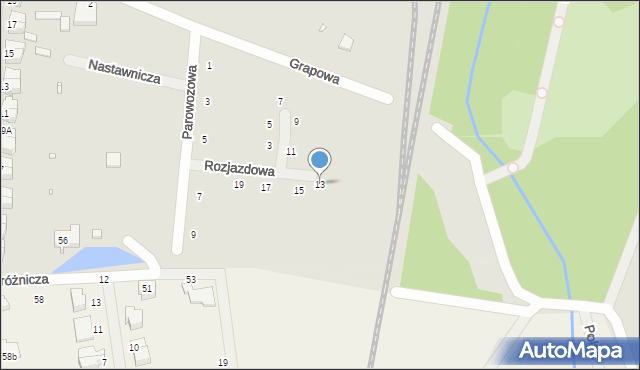 Wrocław, Rozjazdowa, 13, mapa Wrocławia