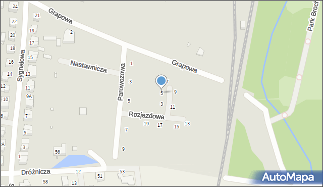 Wrocław, Rozjazdowa, 5, mapa Wrocławia