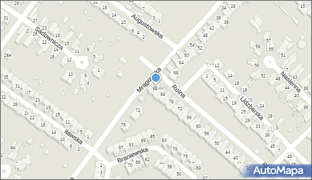 Wrocław, Rolna, 90, mapa Wrocławia