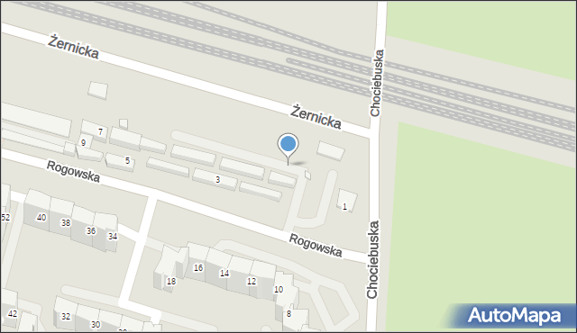 Wrocław, Rogowska, 1, mapa Wrocławia