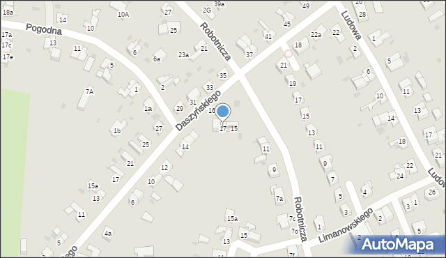 Ząbkowice Śląskie, Robotnicza, 17, mapa Ząbkowice Śląskie
