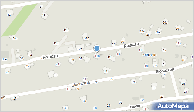 Żywiec, Rolnicza, 11B, mapa Żywiec