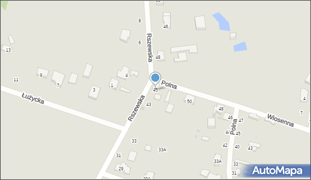 Konstantynów Łódzki, Rszewska, 45, mapa Konstantynów Łódzki