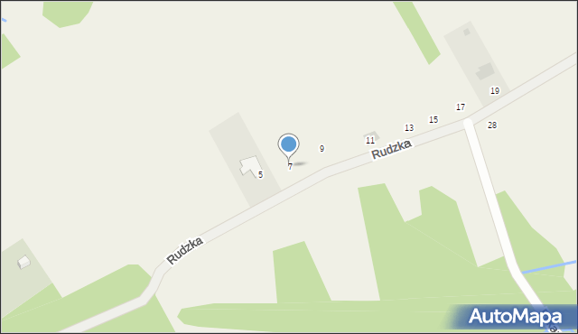 Bucze, Rudzka, 7, mapa Bucze