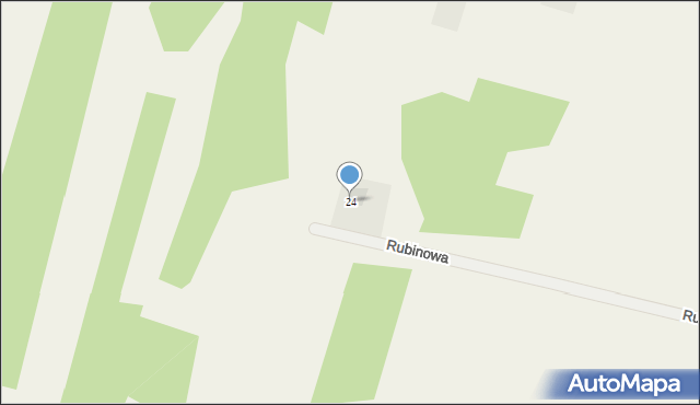 Chrzęsne, Rubinowa, 24, mapa Chrzęsne