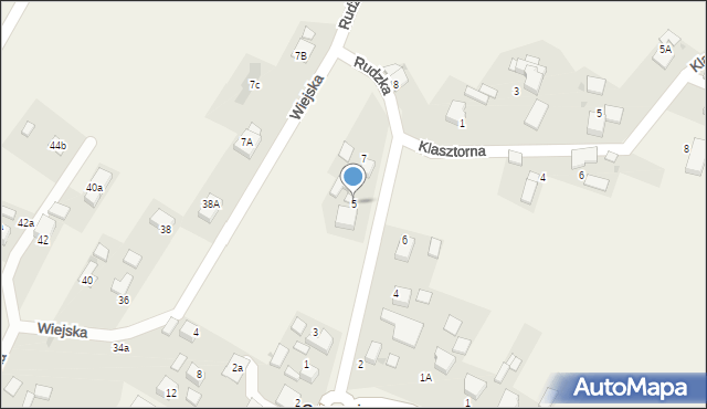 Gaszowice, Rudzka, 5, mapa Gaszowice