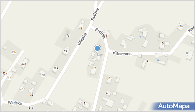 Gaszowice, Rudzka, 7, mapa Gaszowice