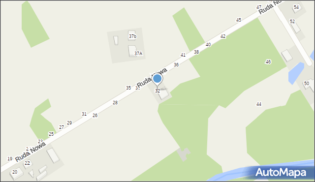 Jastkowice, Ruda Nowa, 32, mapa Jastkowice