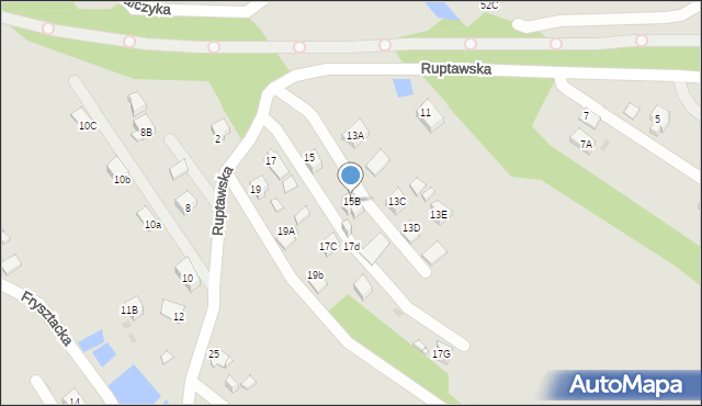 Jastrzębie-Zdrój, Ruptawska, 15B, mapa Jastrzębie-Zdrój