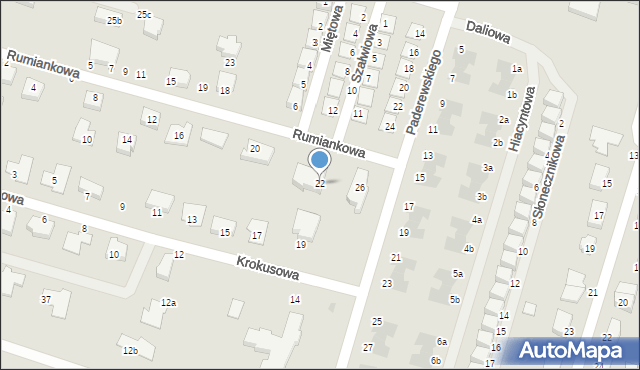 Kobylnica, Rumiankowa, 24, mapa Kobylnica