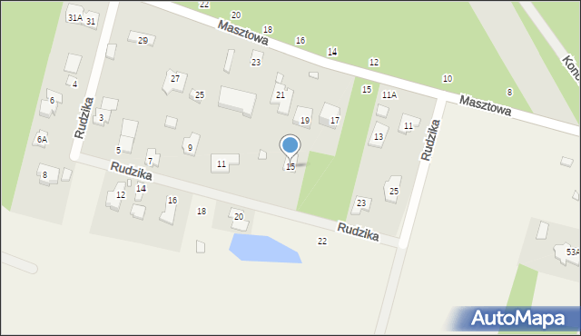 Kuleszówka, Rudzika, 15, mapa Kuleszówka