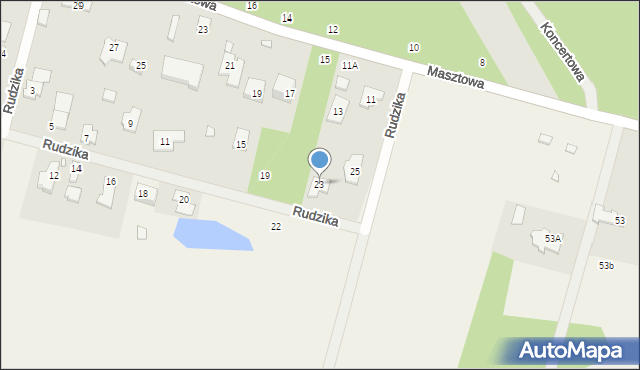 Kuleszówka, Rudzika, 23, mapa Kuleszówka