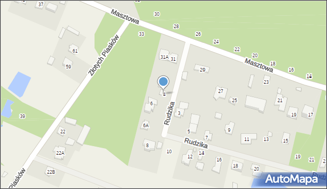 Kuleszówka, Rudzika, 4, mapa Kuleszówka