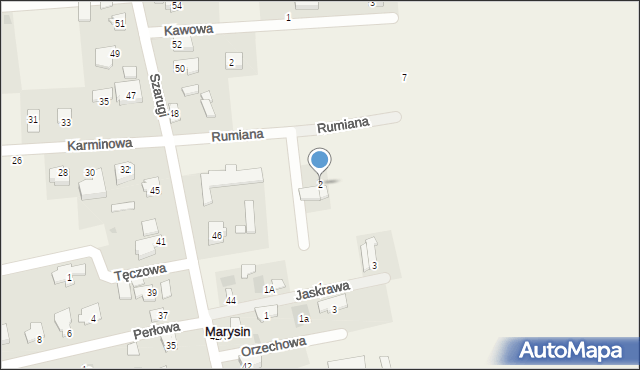 Marysin, Rumiana, 2, mapa Marysin