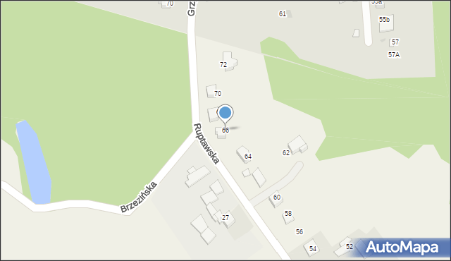Pielgrzymowice, Ruptawska, 66, mapa Pielgrzymowice