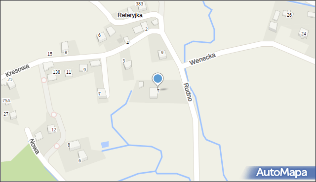 Przeginia Narodowa, Rudno, 7, mapa Przeginia Narodowa