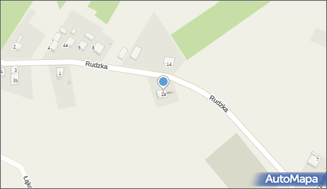 Raszczyce, Rudzka, 1a, mapa Raszczyce