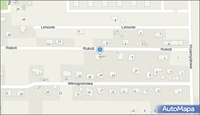 Rozalin, Rukoli, 7A, mapa Rozalin