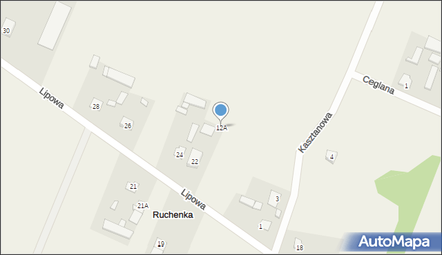 Ruchenka, Ruchenka, 12A, mapa Ruchenka