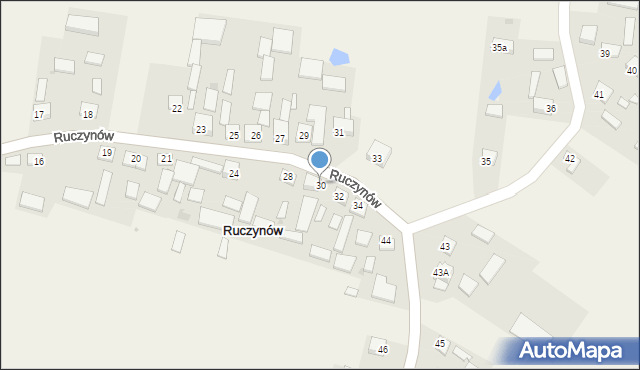 Ruczynów, Ruczynów, 30, mapa Ruczynów