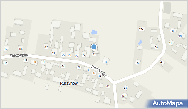 Ruczynów, Ruczynów, 31, mapa Ruczynów