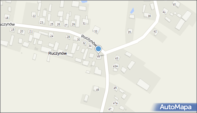 Ruczynów, Ruczynów, 44, mapa Ruczynów