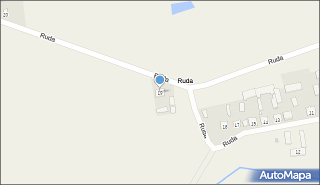 Ruda, Ruda, 19, mapa Ruda