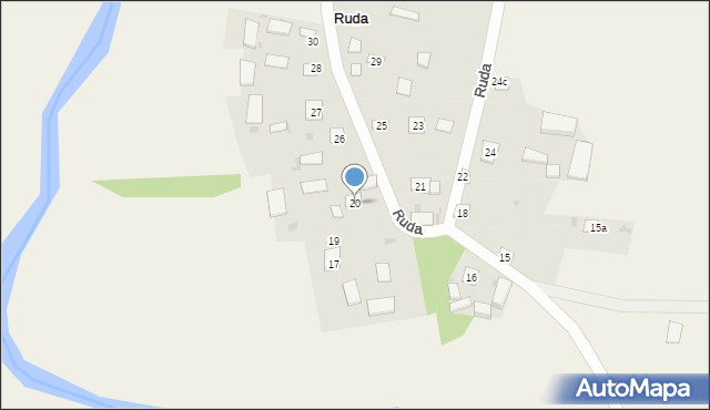 Ruda, Ruda, 20, mapa Ruda