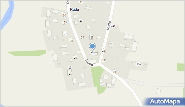 Ruda, Ruda, 21, mapa Ruda