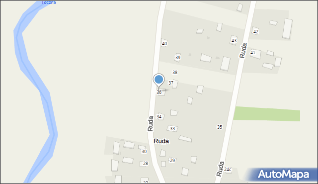 Ruda, Ruda, 36, mapa Ruda