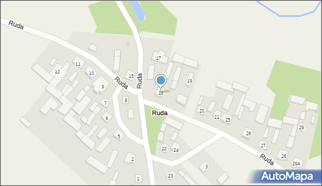 Ruda, Ruda, 18, mapa Ruda