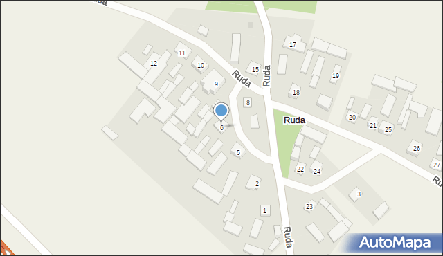 Ruda, Ruda, 6, mapa Ruda