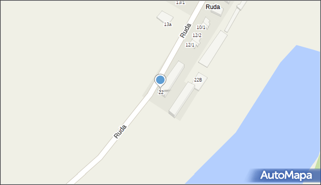 Ruda, Ruda, 22, mapa Ruda