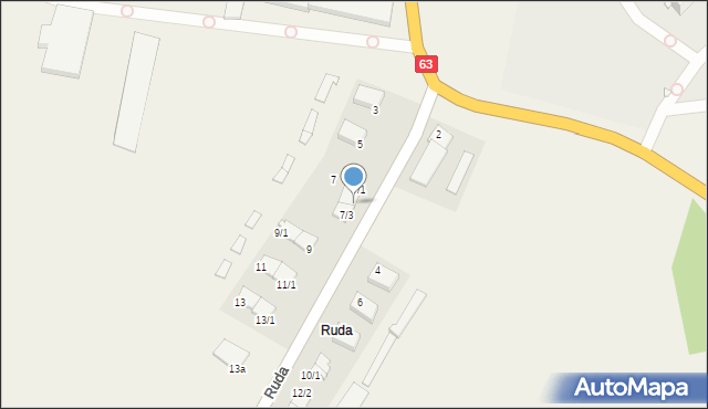 Ruda, Ruda, 7/2, mapa Ruda