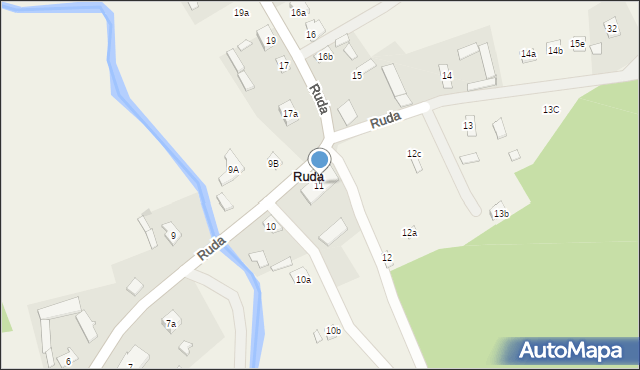 Ruda, Ruda, 11, mapa Ruda