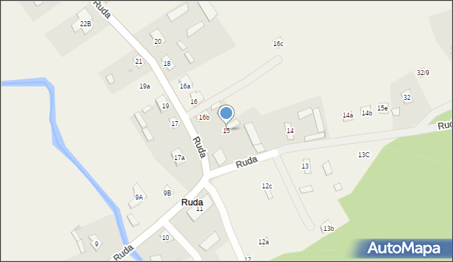 Ruda, Ruda, 15, mapa Ruda