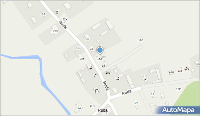 Ruda, Ruda, 18a, mapa Ruda