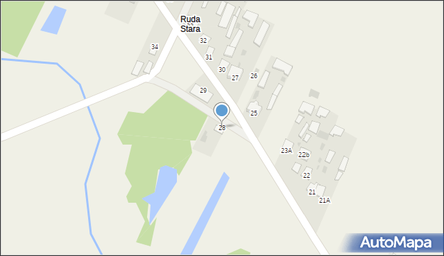 Ruda, Ruda, 28, mapa Ruda