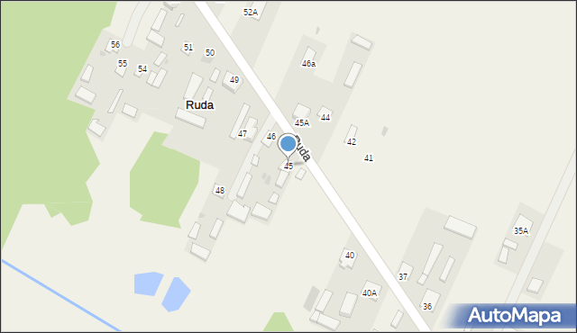 Ruda, Ruda, 45, mapa Ruda