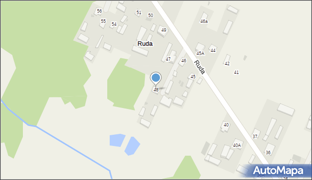 Ruda, Ruda, 48, mapa Ruda