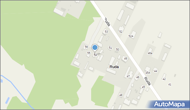 Ruda, Ruda, 54, mapa Ruda