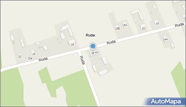 Ruda, Ruda, 16, mapa Ruda