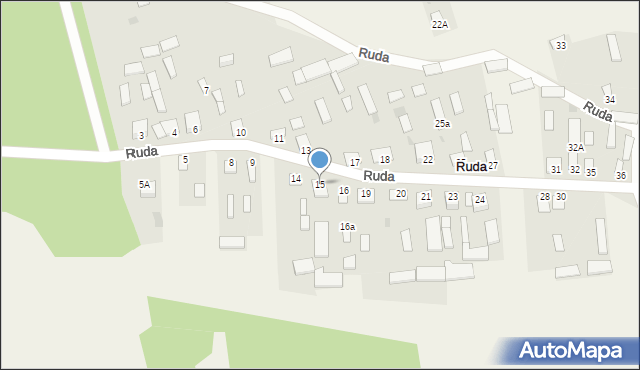 Ruda, Ruda, 15, mapa Ruda